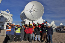 アルマ望遠鏡の日本製アンテナ群が設置完了