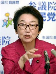 川口順子環境委員長を解任 衆参通じ初、野党の賛成多数