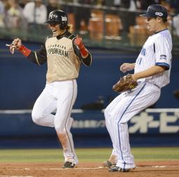 あきらめず逆転勝利＝日本ハム、連敗を９で止める－プロ野球