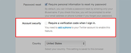 Twitterに二段階認証を導入 - アカウント乗っ取り防止対策で
