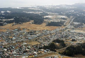 福島双葉町の警戒区域を２つに再編