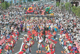 東北六魂祭が閉幕＝来場者、２日間で２５万人－福島