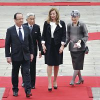 天皇・皇后両陛下が仏大統領らと会見