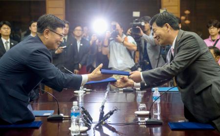 開城再開に原則合意 韓国と北朝鮮、再発防止は再協議