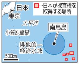 経産省、レアメタル含む鉱物資源探査、国際機構から承認と発表