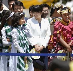 眞子さま 福岡で国際交流行事に