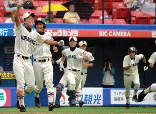 習志野・松山怒りの敬遠空振り／千葉大会