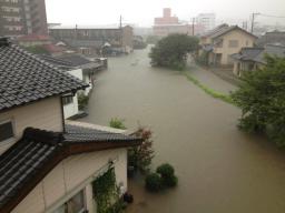 記録的大雨:津和野で住民孤立 自衛隊に災害派遣要請