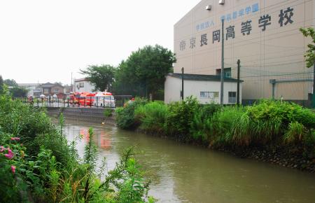 サッカー練習中に水路転落 神奈川の高校生が新潟で不明