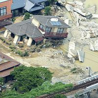 豪雨:山口・島根で １人死亡２人不明