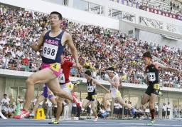 桐生が１０秒１９の大会新で優勝 全国高校総体