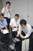 災害時緊急支援要員の県職員が研修