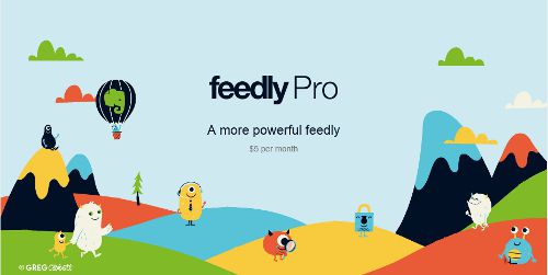 月額5ドルの「feedly Pro」今秋開始～記事検索やEvernote保存も可能に