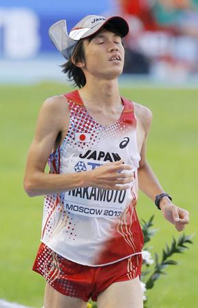 世界陸上:中本が粘り５位入賞 男子マラソン