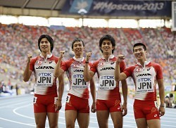 世界陸上:４００リレー日本６位 エース不在も総力戦で