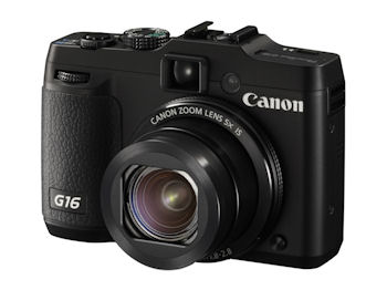 キヤノン、F1.8レンズやGシリーズ初のWi-Fi機能搭載「PowerShot G16」