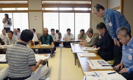 試験操業を一時中断＝福島第１の汚染水問題で－地元漁協