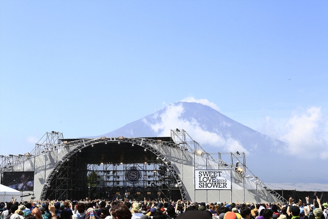 ＜SPACE SHOWER SWEET LOVE SHOWER 2013＞世界遺産 富士山のふもとで30000人が大熱狂