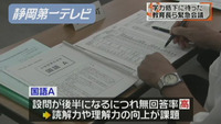 学力低下で県・市町の教育長ら緊急会議（静岡県）