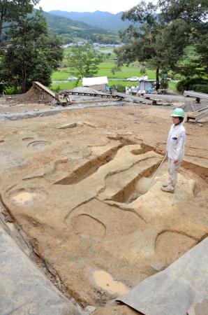 遺跡:甘樫丘東麓で造成地跡 蘇我氏ゆかりの地