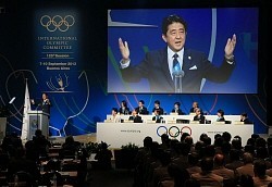 ２０年五輪:ＩＯＣ総会プレゼン 汚染水問題を首相説明