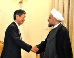 自民・高村副総裁 イラン大統領と会談