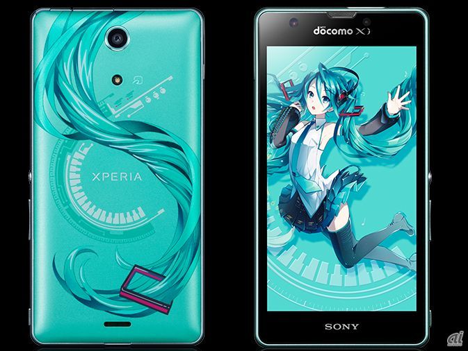 ドコモ、「初音ミク」コラボのXperiaを9月18日に発売--3万9000台限定