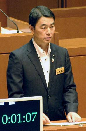 宮城県の村井知事が３選出馬表明 １０月の知事選