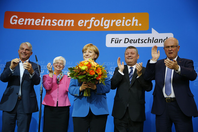 メルケル首相３選へ＝中道右派与党が圧勝－大連立視野・ドイツ総選挙