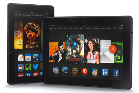 Amazon.comが新タブレット端末「Kindle Fire HDX」を発表、229ドルから