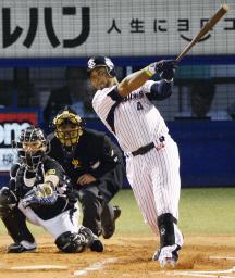 プロ野球:バレンティンが今季６０号 出場１２８試合目