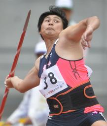 国体男子やり投げ、村上が優勝 女子１００ｍは福島