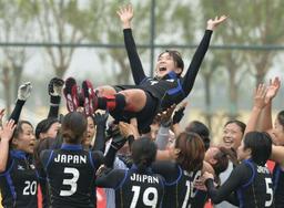 ホッケー女子、日本が金メダル獲得 東アジア大会