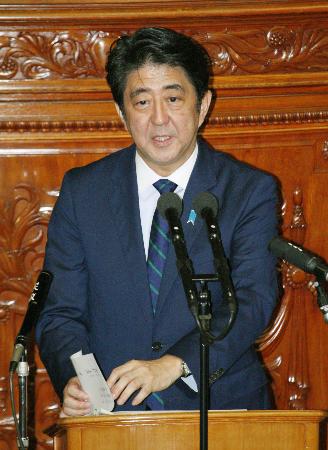 首相、知る権利に配慮明言 秘密保護法案で規定