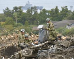 住民に避難勧告へ＝雨の予報に高まる不安—二次災害対策急ピッチ・伊豆大島