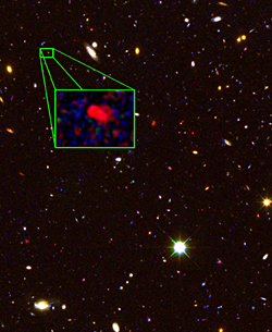 確認された最も遠方の星形成銀河