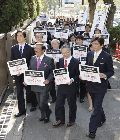 参院選「１票の格差」訴訟、全て結審