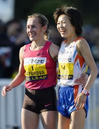 マヨロワ３６歳Ｖ、前半は力温存 横浜国際女子マラソン