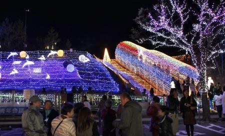 鳥取砂丘を彩る光の祭典