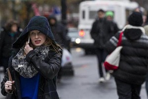 米東部で激しい雨や雪、空の便にも影響