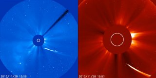 NASA、アイソン彗星の太陽最接近の様子を公開