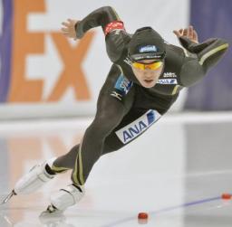 長島、男子５００Ｖ 今季２勝目、スピードスケートＷ杯