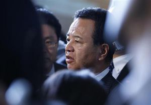 甘利再生相が検査入院＝ＴＰＰ会合、結果見て出欠判断