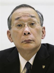 東電の下河辺会長、来年6月に退任の意向＝関係筋