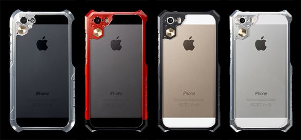 大河原邦男氏デザインのジュラルミン製iPhone 5sケース