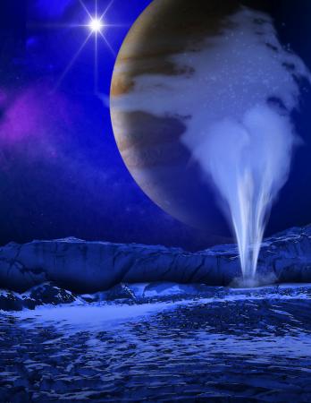 木星の衛星エウロパから水噴出 ＮＡＳＡ、ハッブルで観測