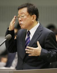 猪瀬知事:会見３分半で打ち切り 徳洲会問題受け付けず