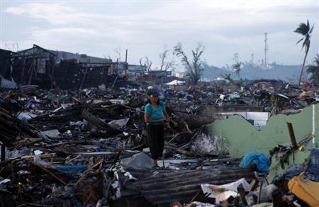 フィリピン、台風被害1.3兆円
