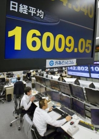 東京株、１万６０００円回復＝６年ぶり高値