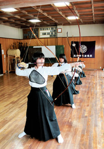 健康願い 巻藁射礼 広島護国神社